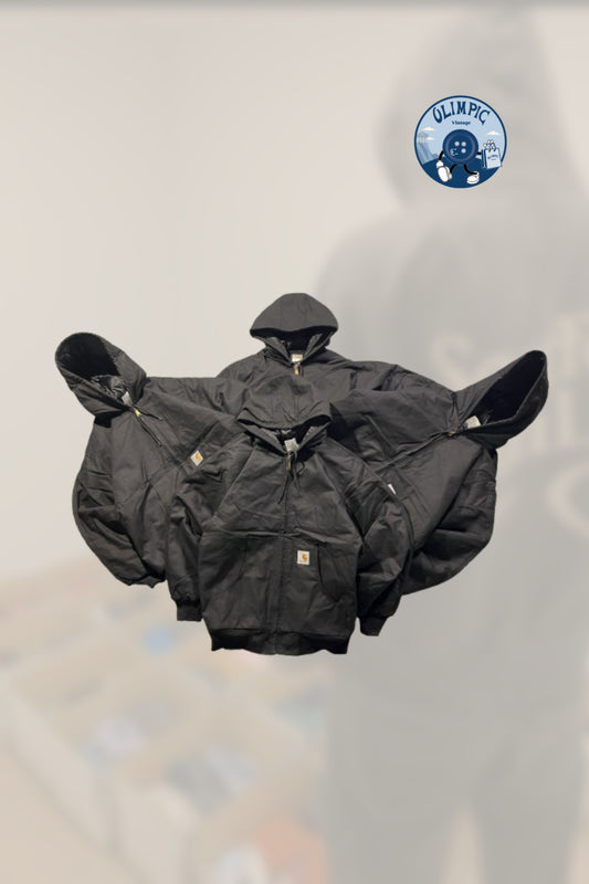 2x Carhartt Reworck Active All-Black Jackets