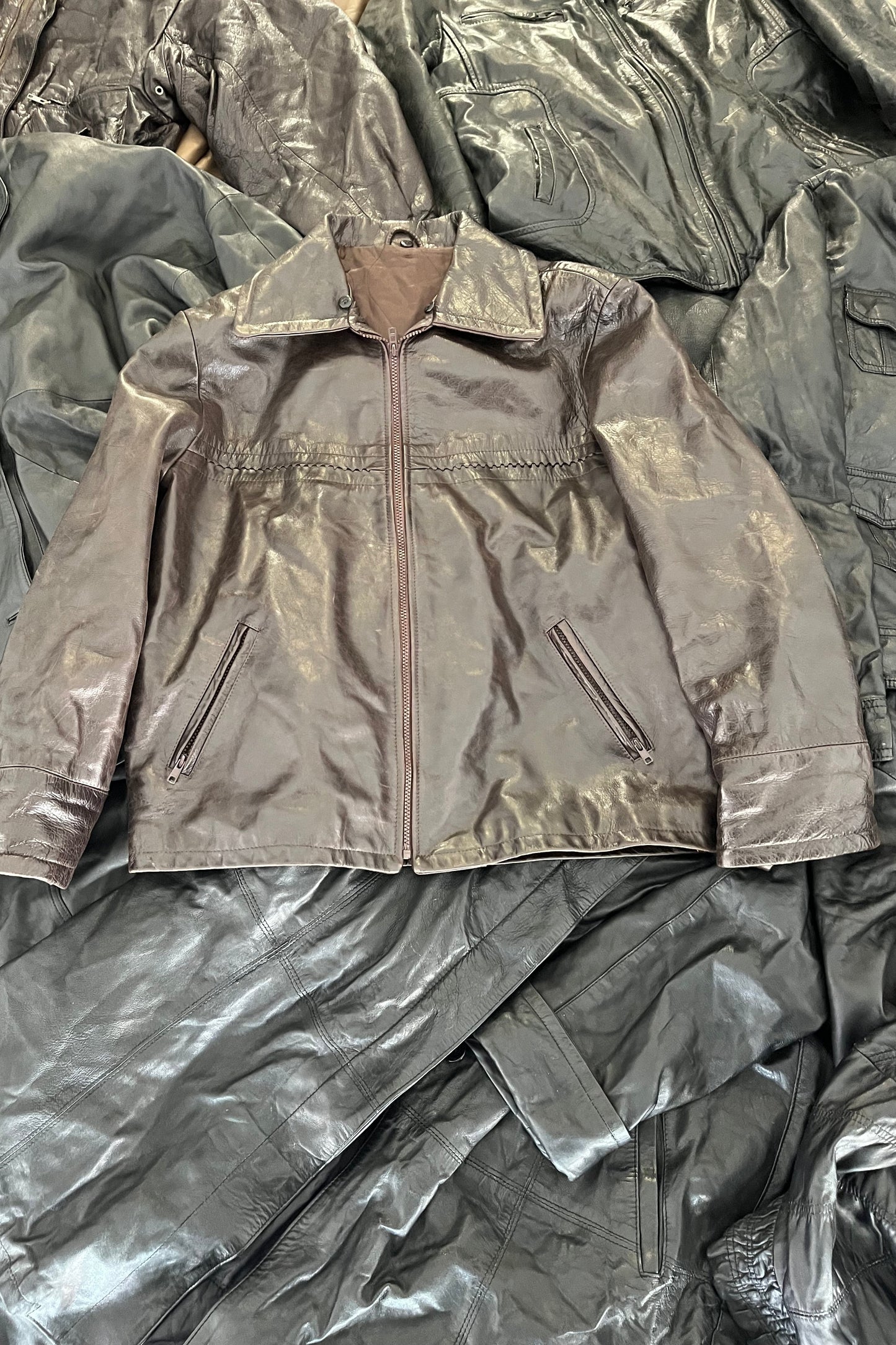 Chaquetas de Cuero Vintage