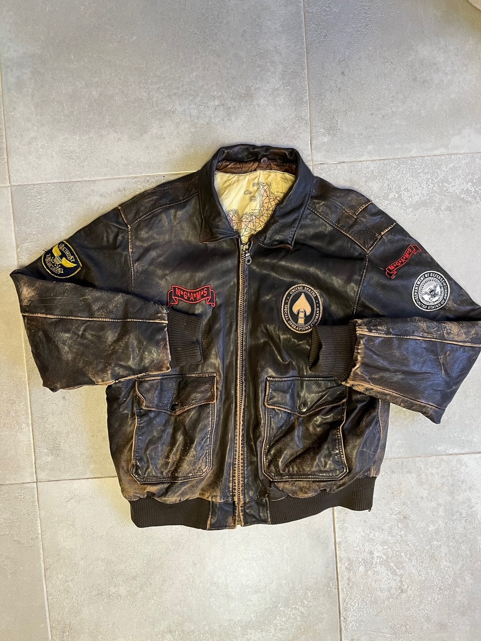Chaquetas de Cuero Vintage