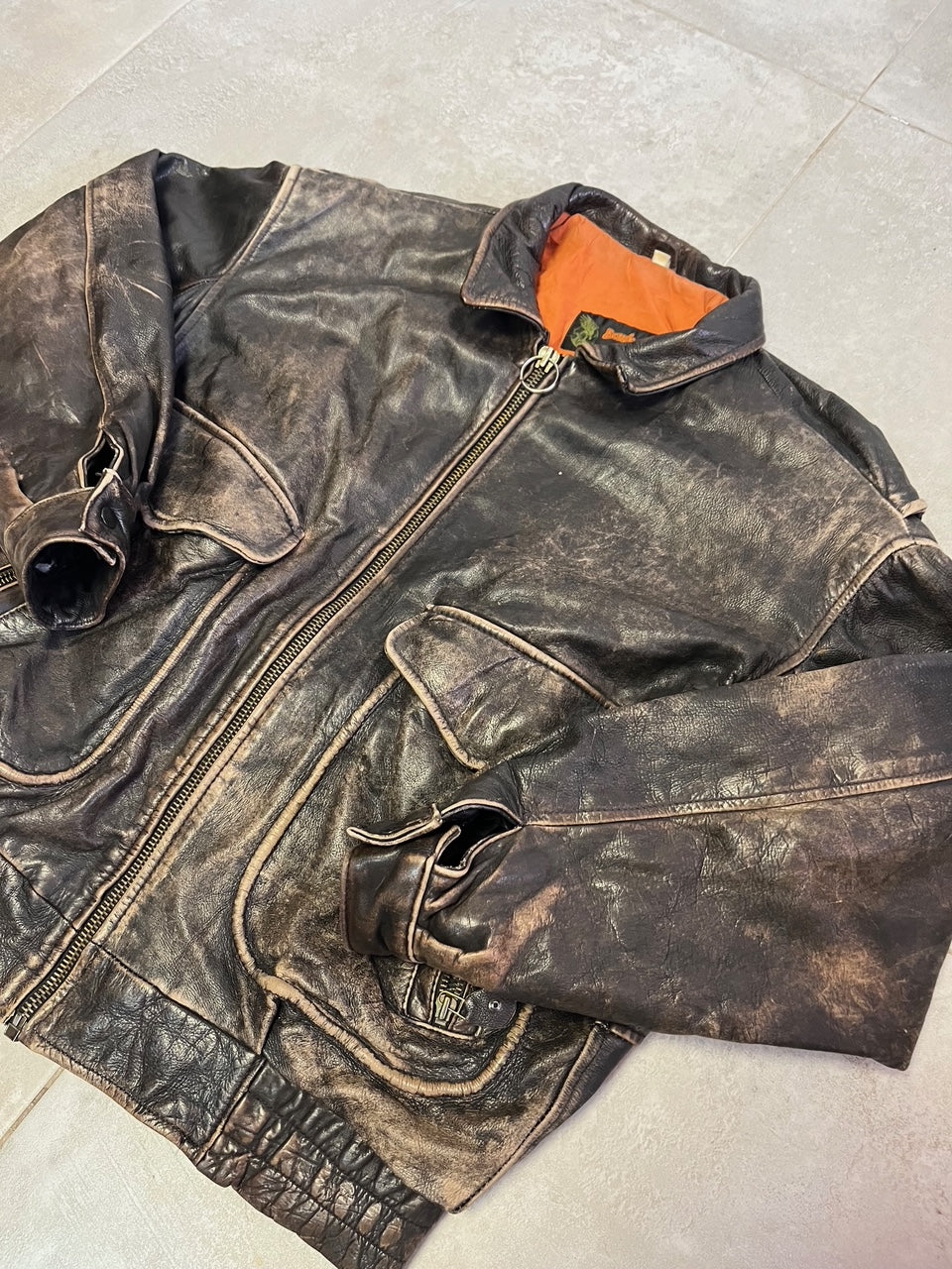 Chaquetas de Cuero Vintage